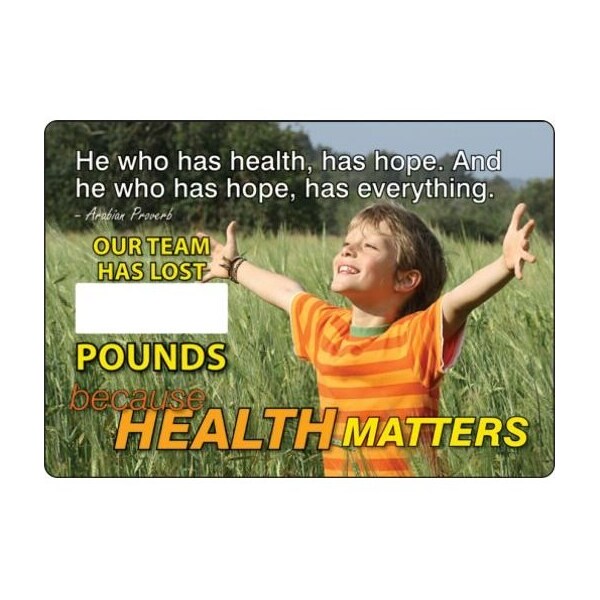 Accuform WORKHEALTHY WRITEADAY SCOREBOARDS MSR810AL MSR810AL - main